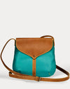 Cannes Green Pebble Satchel